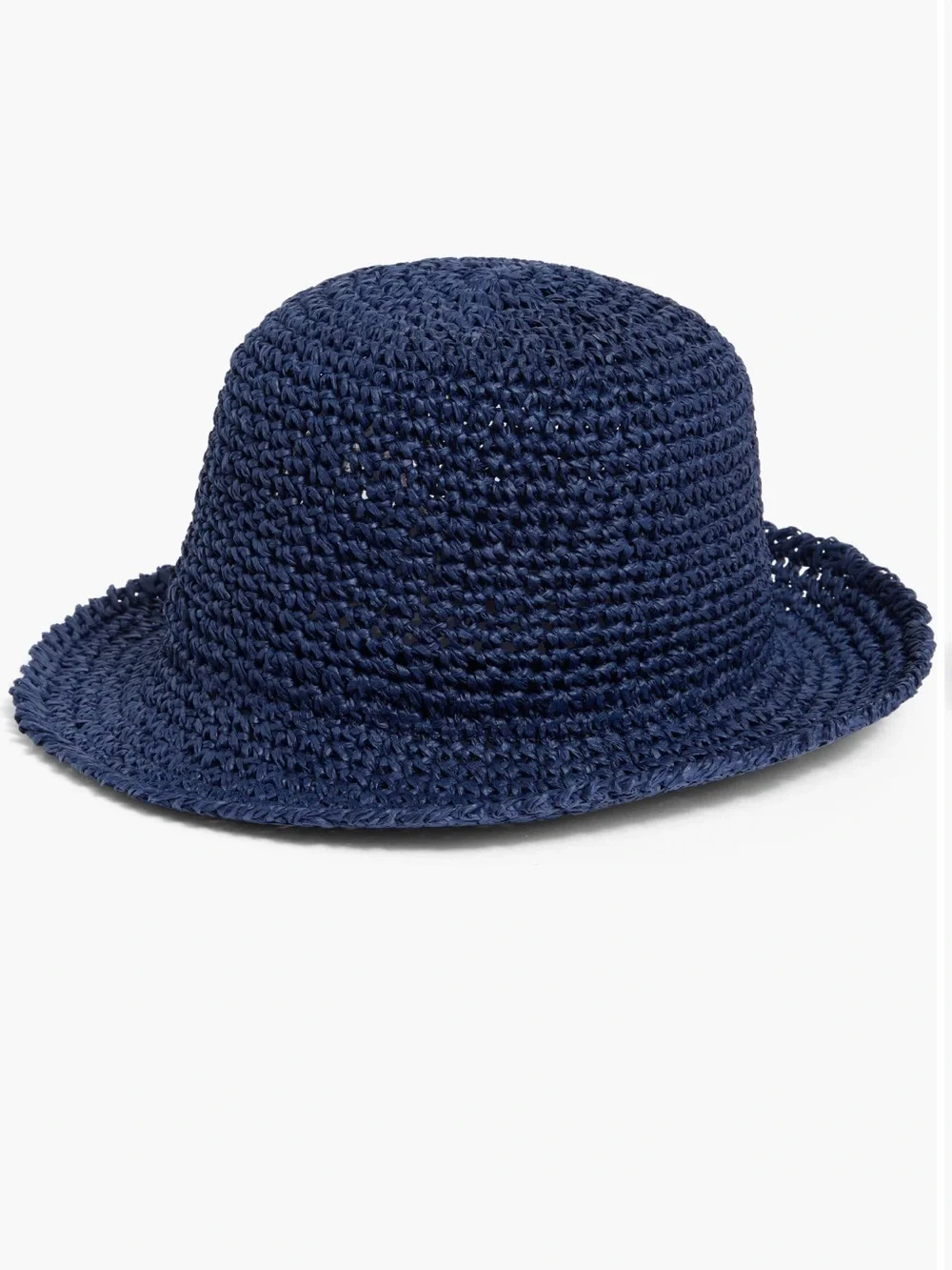 kate spade navy woven bucket hat